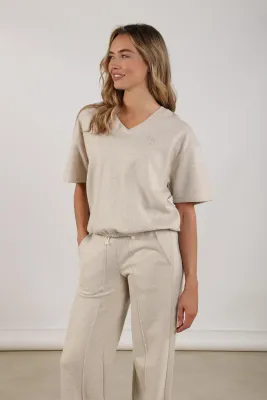 NUKUS Cici Pullover Lurex V-neck