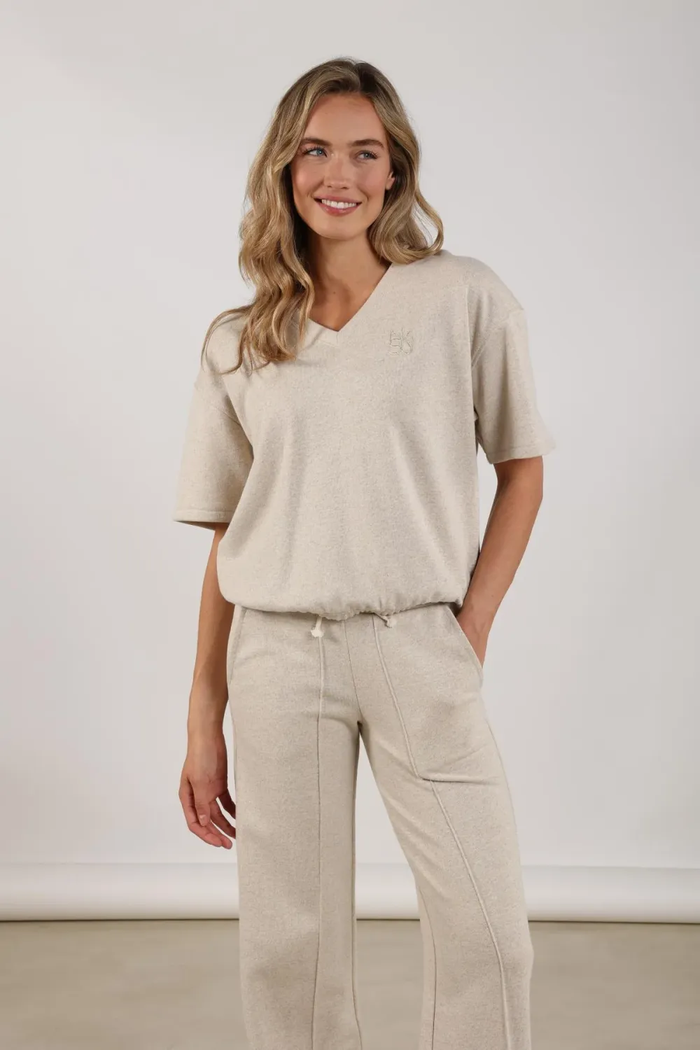 NUKUS Cici Pullover Lurex V-neck