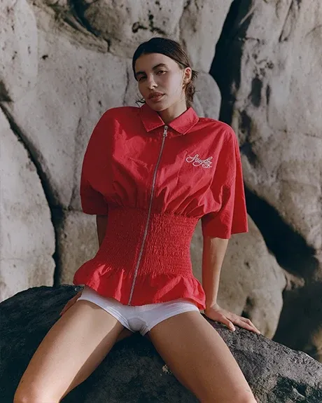 STIEGLITZ Kyla Smocked Blouse