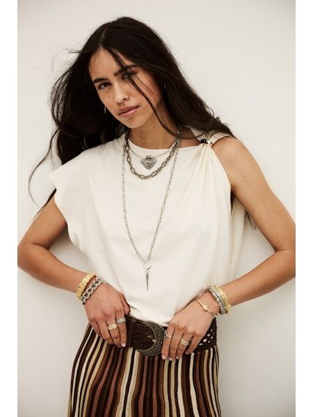 BA&amp;SH TSHIRT ALLIA 1E26ALLI ECRU