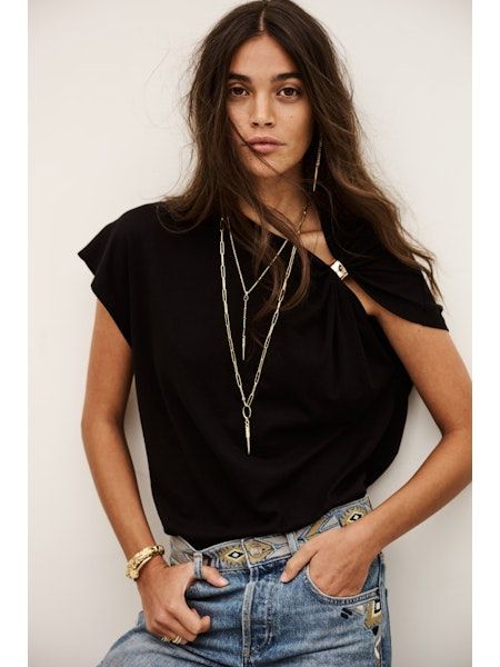 BA&amp;SH TSHIRT ALLIA 1E26ALLI NOIR