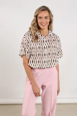 NUKUS Britt Blouse Print
