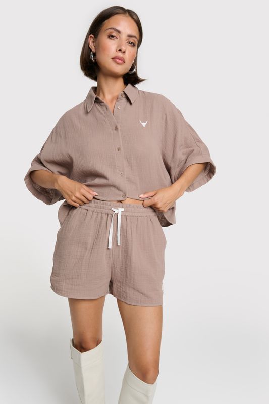 ALIX THE LABEL CRINKLE SHORTS