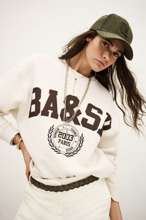 BA&amp;SH SWEAT FENJA BEIGE