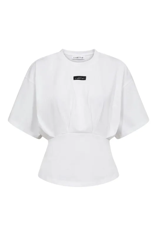 HAUTE L’AMITIÉ Romie Pleat Tee