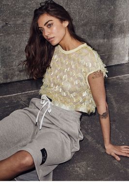 HAUTE L’AMITIÉ Limone Crop Top