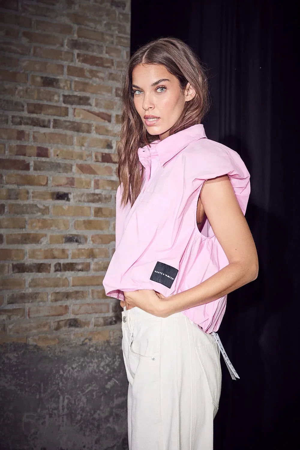 HAUTE L’AMITIÉ Dinnie NS Poplin Shirt Bubblegum