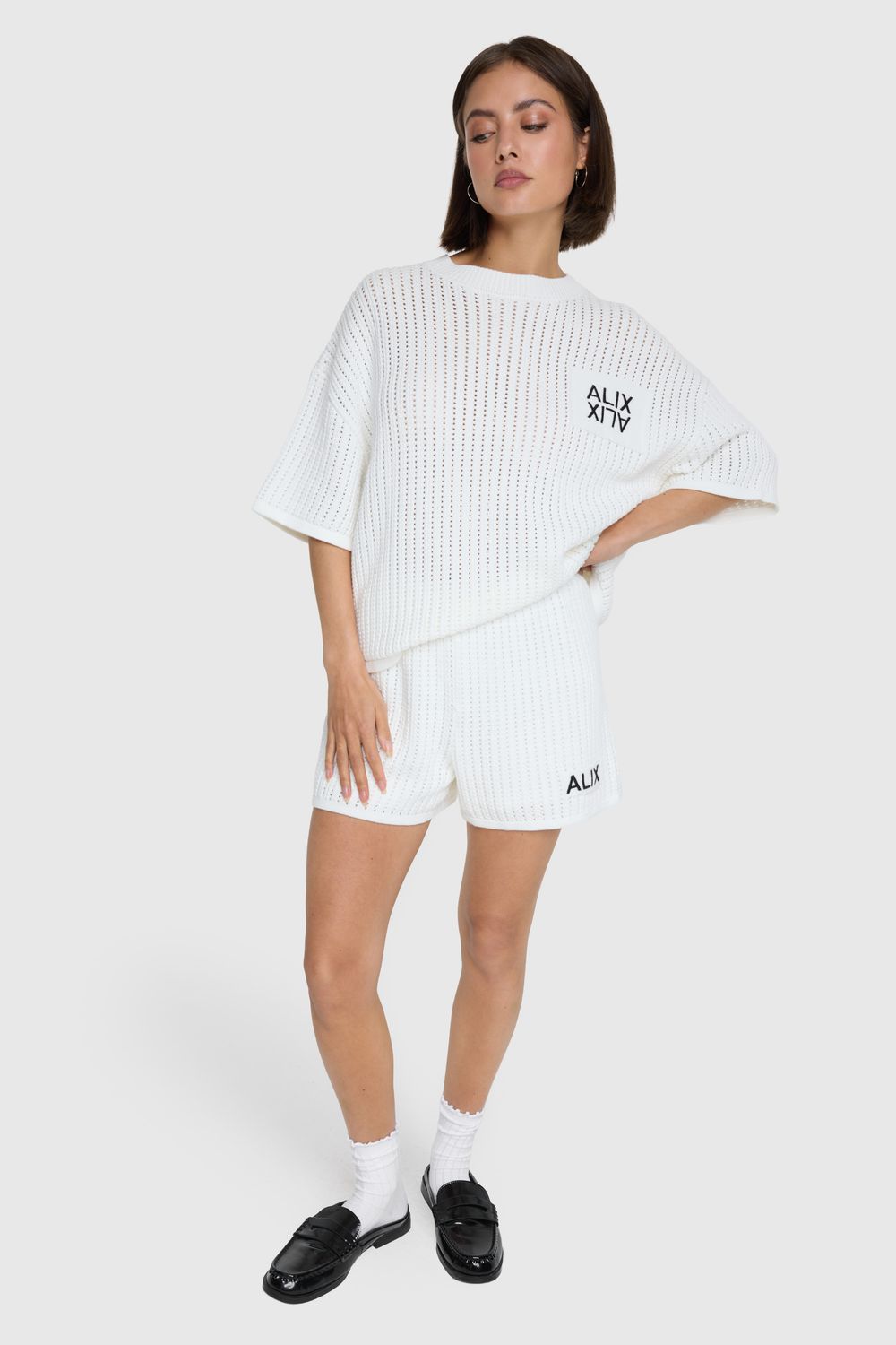 ALIX THE LABEL AJOUR SHORTS