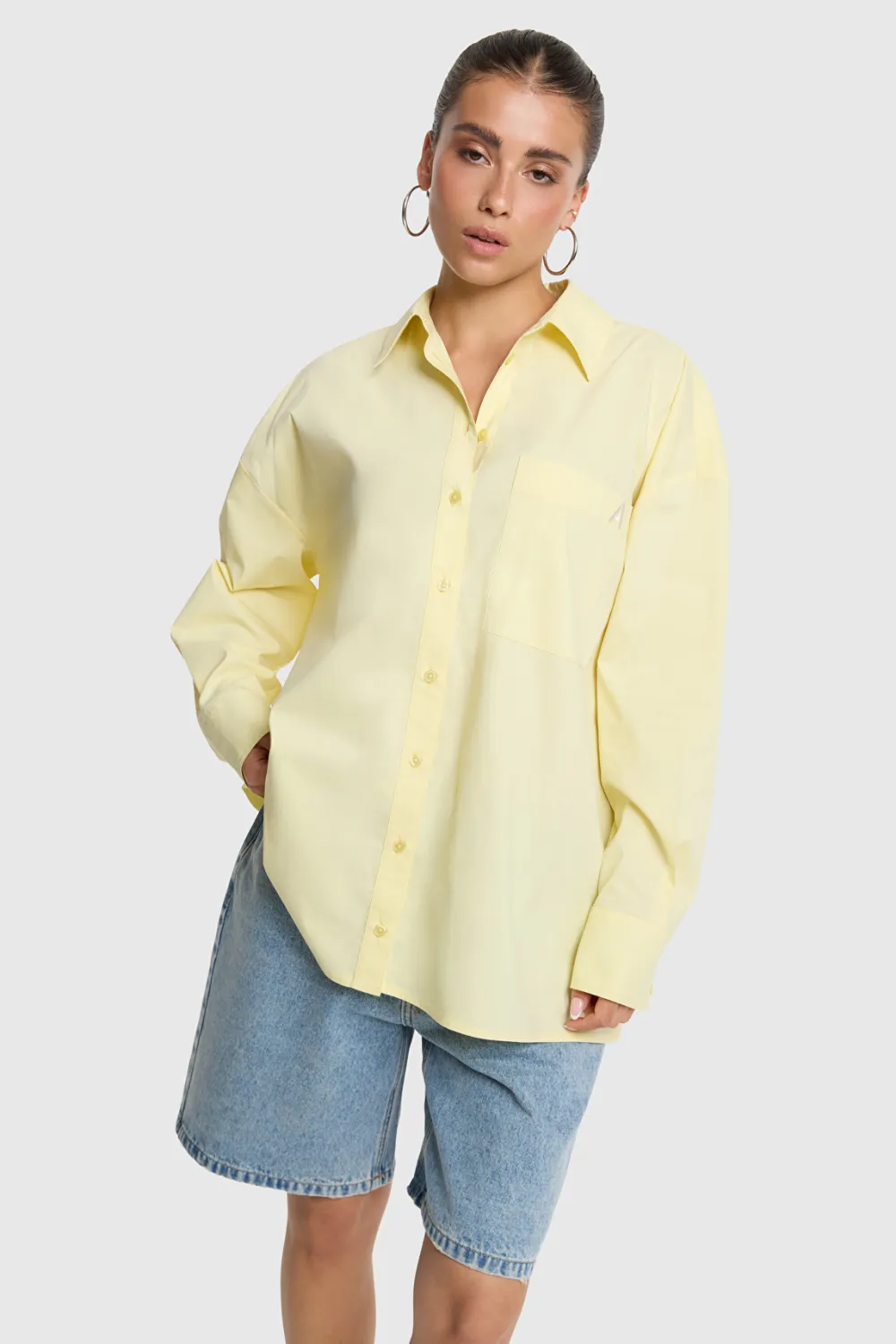 ALIX THE LABEL OVERSIZED BLOUSE