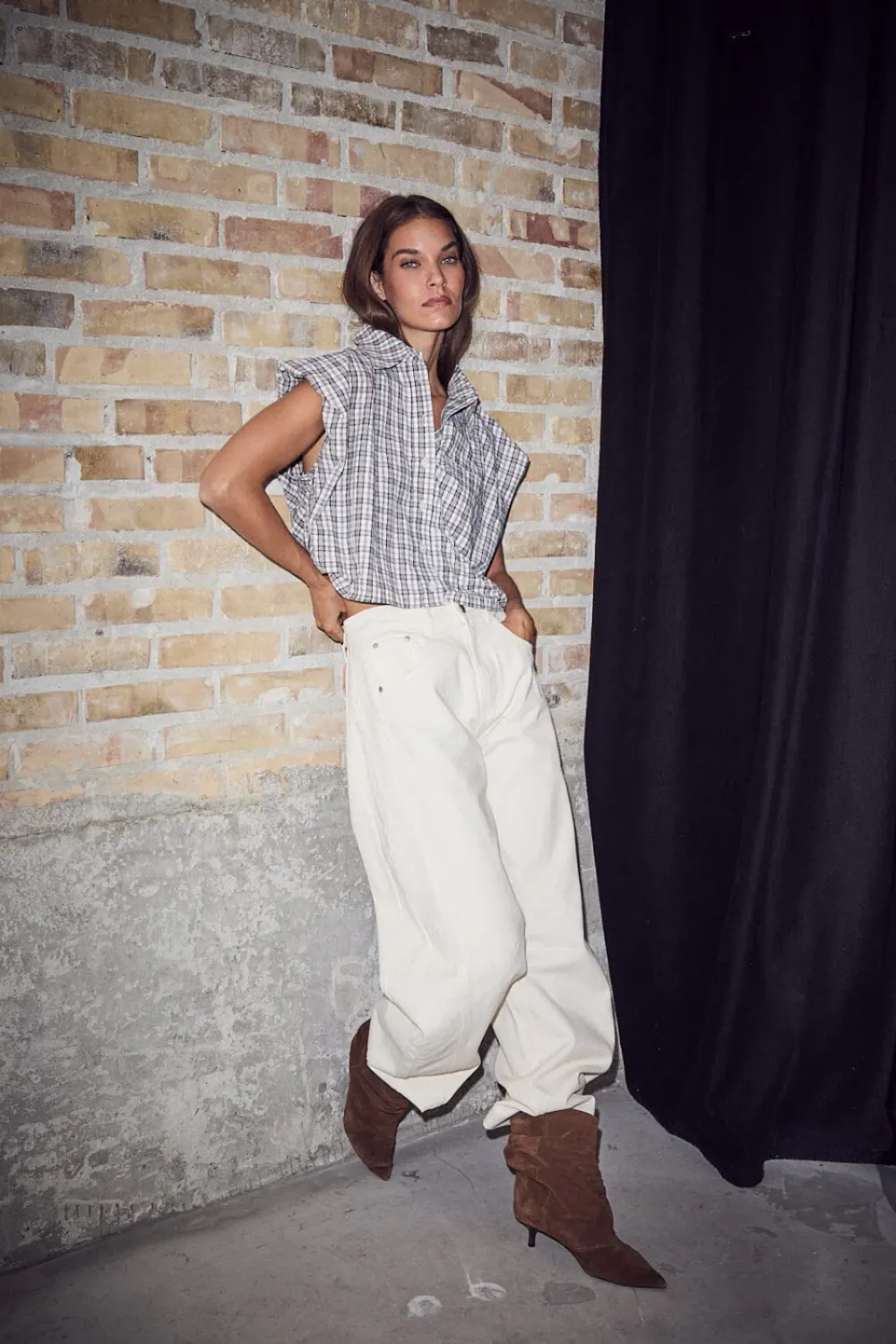 HAUTE L’AMITIÉ Dinnie NS Mini Check Shirt