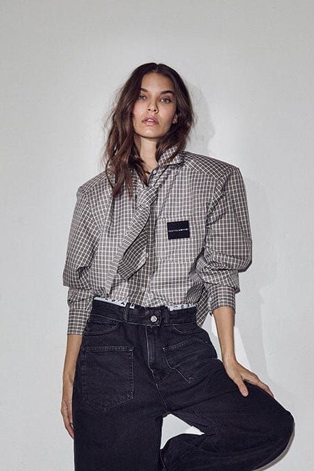 HAUTE L’AMITIÉ Chess Tie Shirt