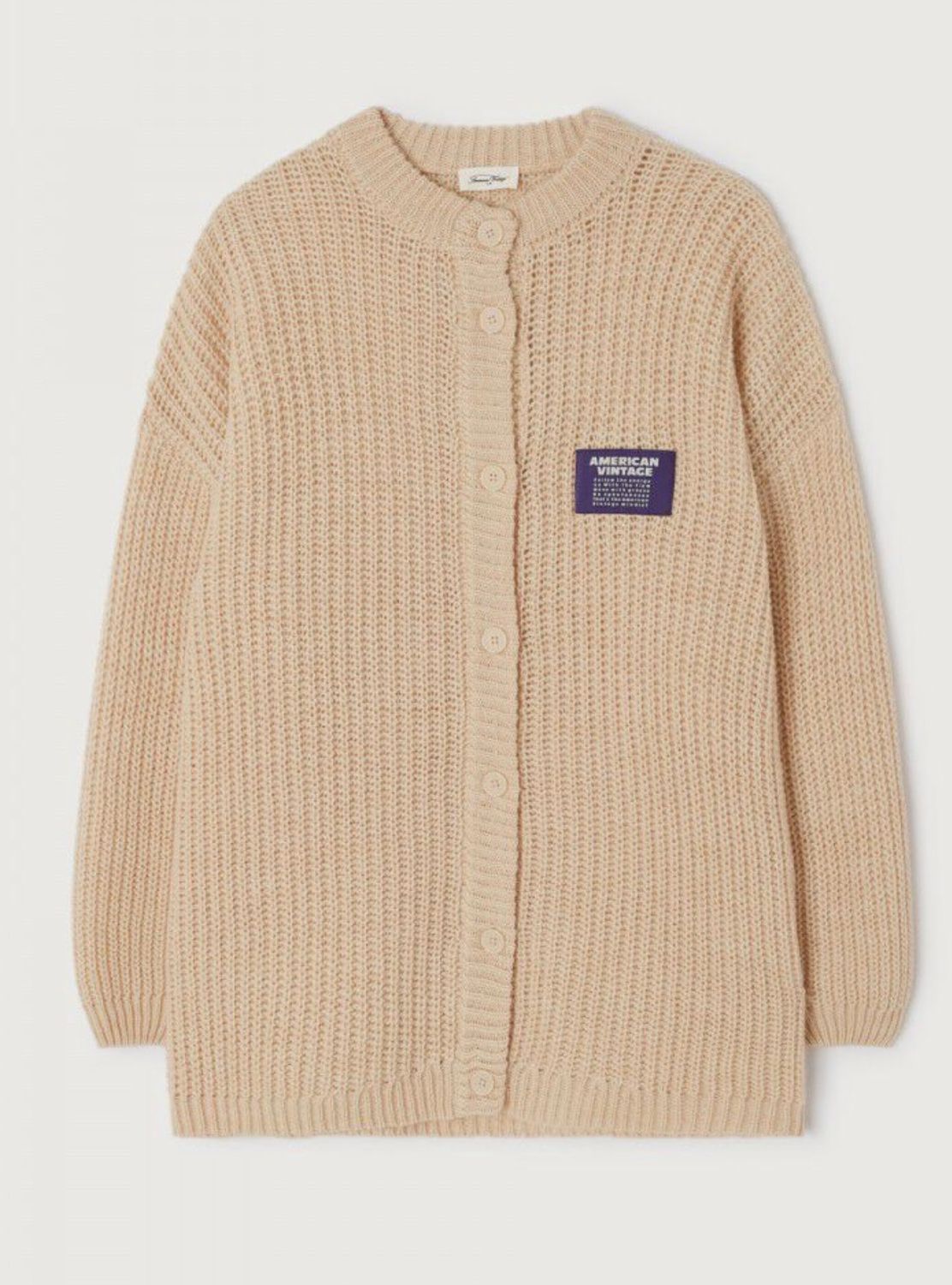 AMERICAN VINTAGE CARDIGAN CYROW CYR19AH26BECLCH