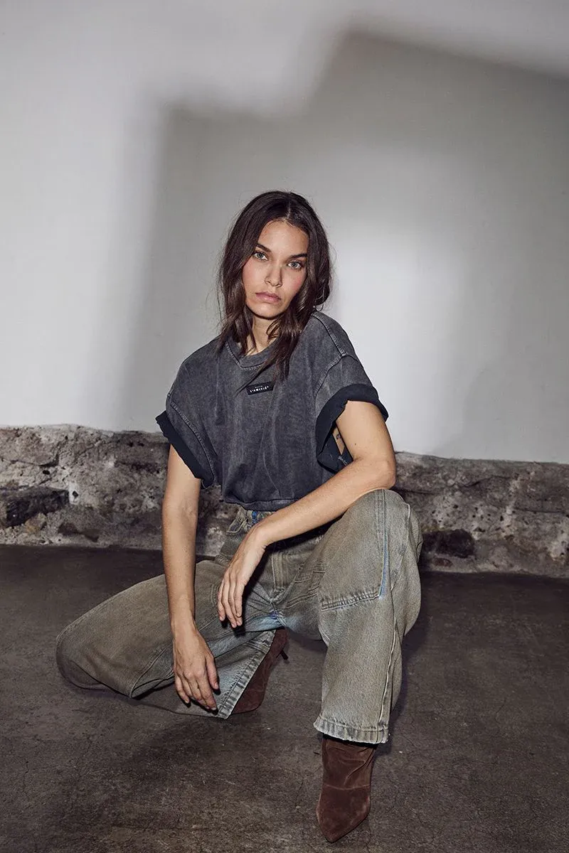 HAUTE L’AMITIÉ Romie Acid Pleat Tee