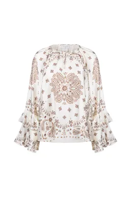 NUKUS Asra Blouse Paisley