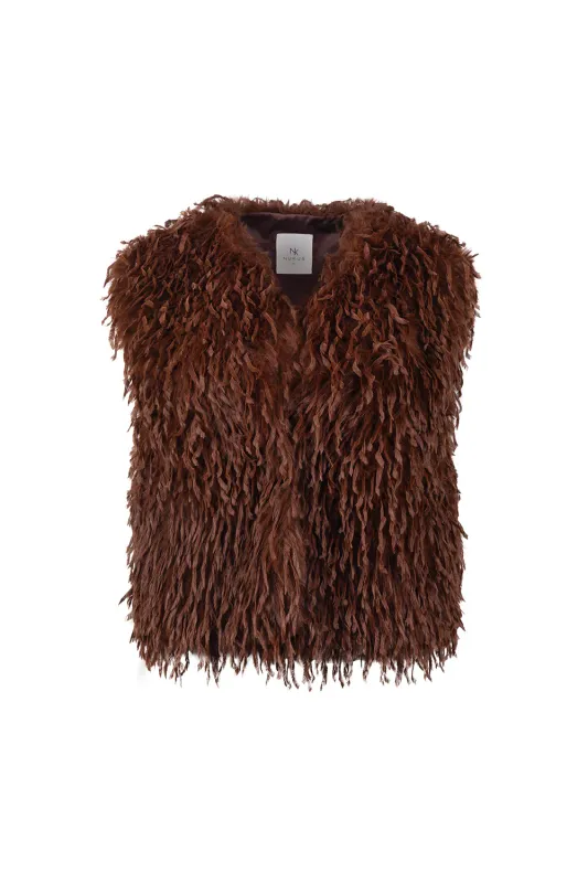 NUKUS Mila Gilet Feather