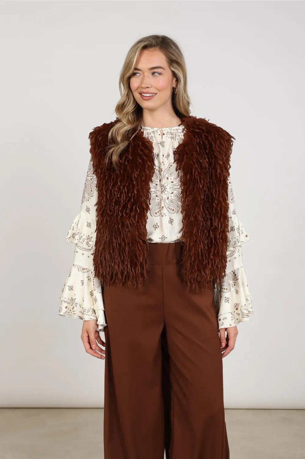NUKUS Mila Gilet Feather
