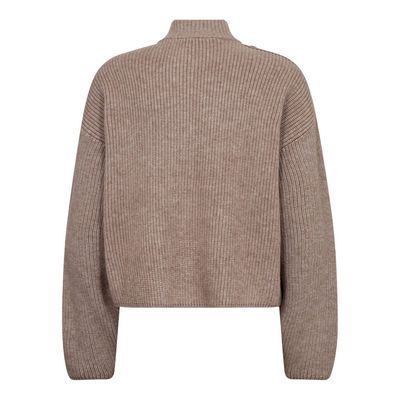 CO’COUTURE RowCC Utility Cardigan Mink