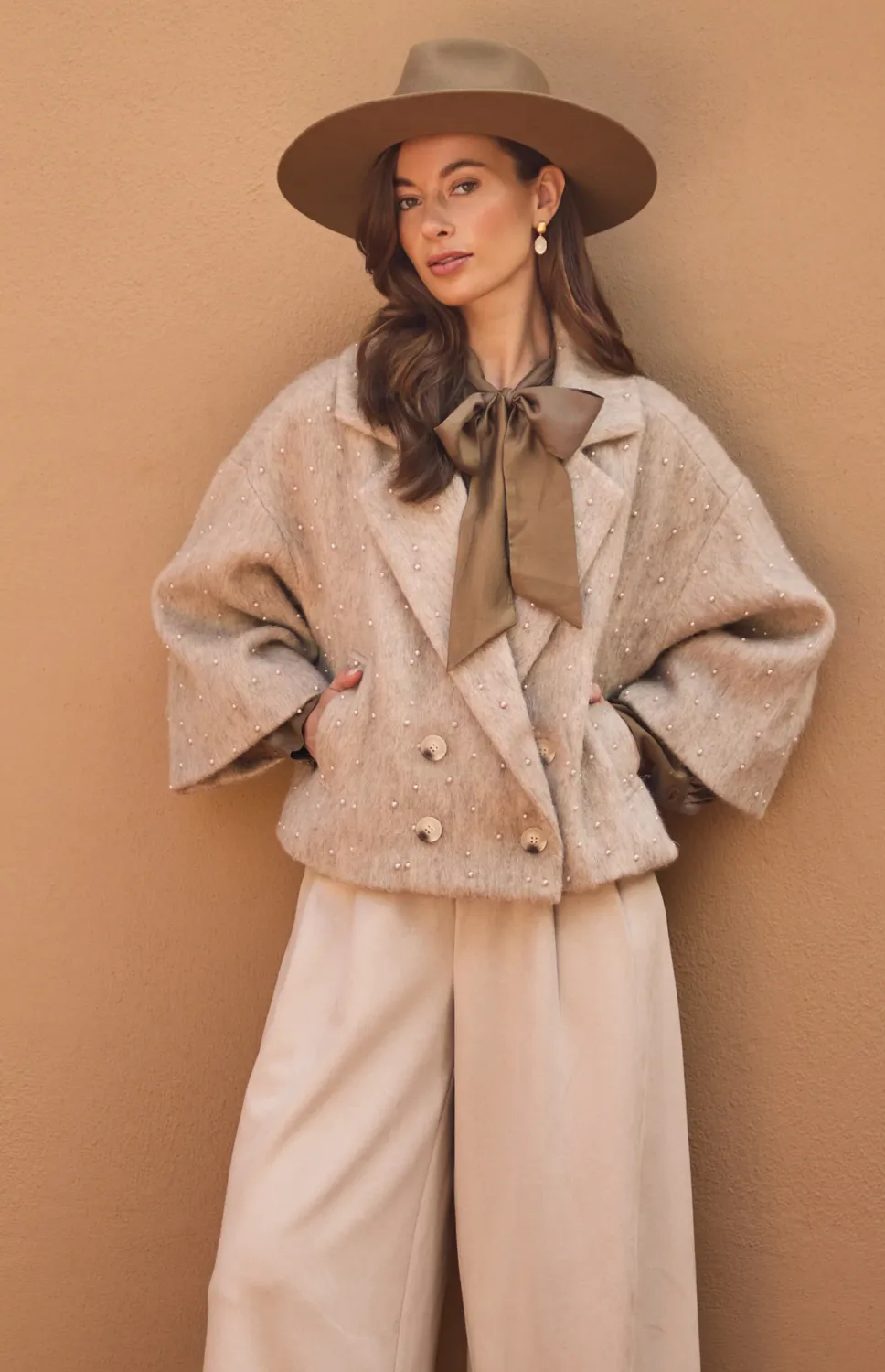 NUKUS Danique Jacket Pearls