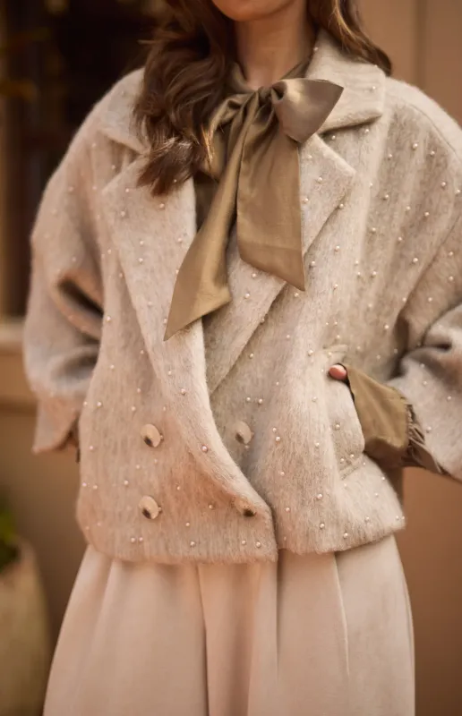 NUKUS Danique Jacket Pearls