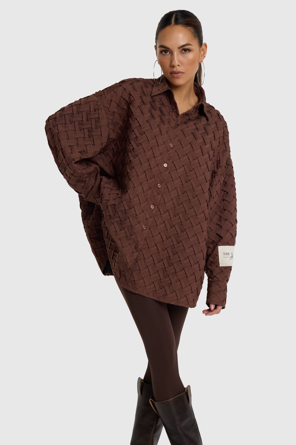 ALIX THE LABEL PLEATED BLOUSE