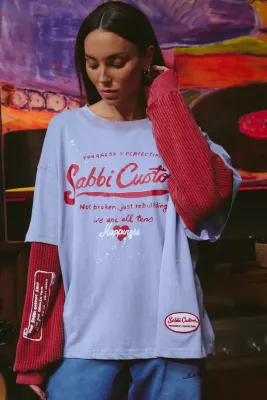 SABBI The LS Sabbi Custom Tee Lilac