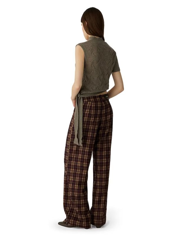 ZION BROWN SQUARED PANTS
