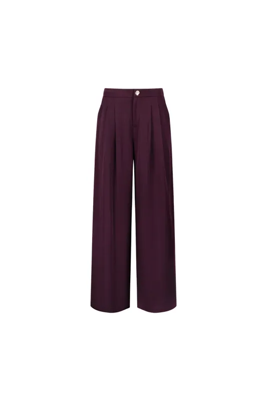 NUKUS Bodine Pants Cherry