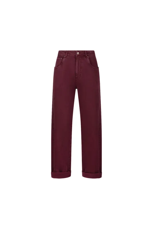 NUKUS Petra Pants Cherry