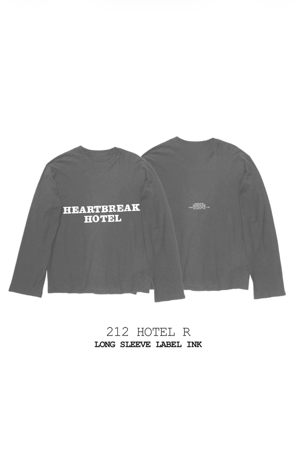 ELITÈ LONG SLEEVE LABEL HEARTBREAK HOTEL