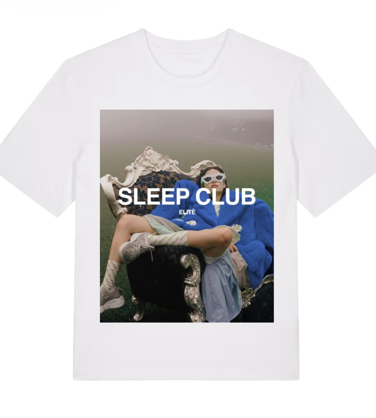ELITÈ T-SHIRT BASIC DIGITAL BLU
