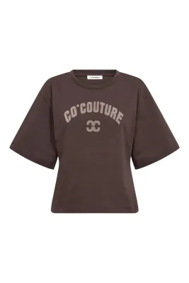 CO’COUTURE 43013 ZengaCC Tee O-Neck Dark Brown