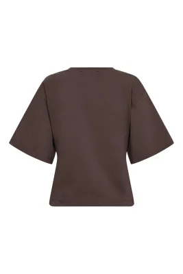 CO’COUTURE 43013 ZengaCC Tee O-Neck Dark Brown