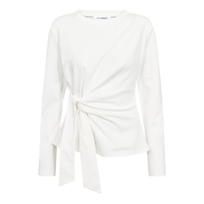 CO’COUTURE OrianeCC LS Pleat Tie Tee
