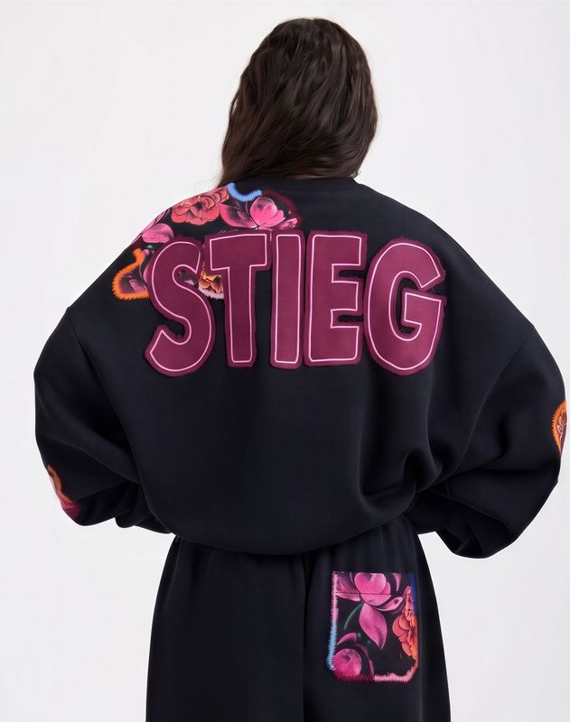 STIEGLITZ Nero Oversized Sweater Black
