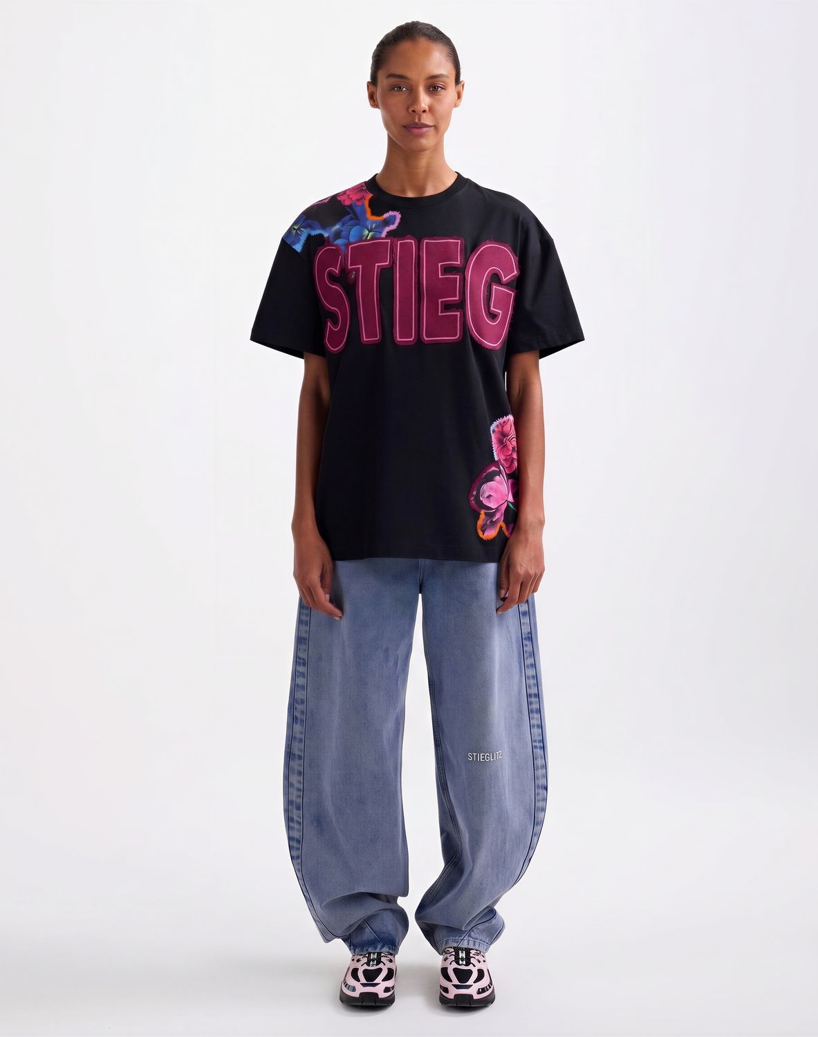 STIEGLITZ Nero Oversized T-shirt