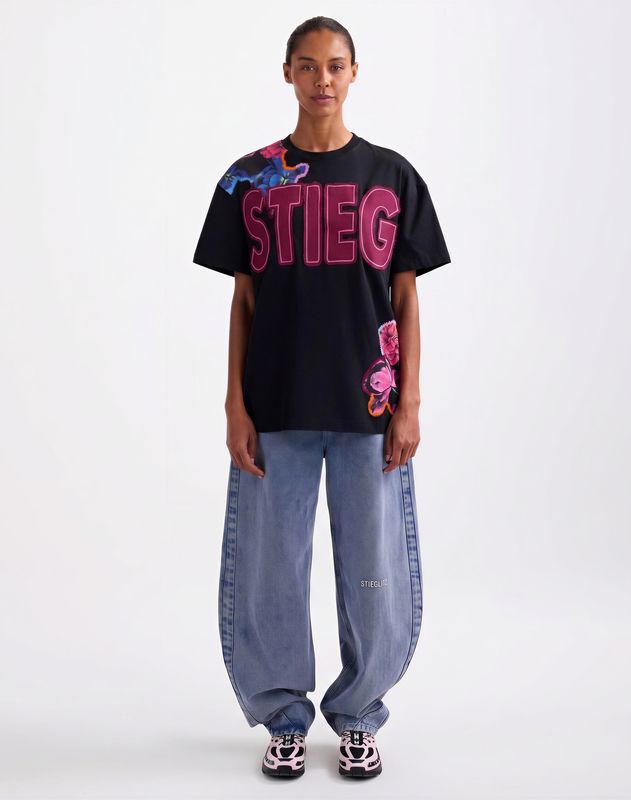 STIEGLITZ Nero Oversized T-shirt