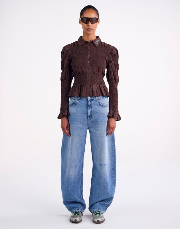 STIEGLITZ Andrea Smocked Blouse