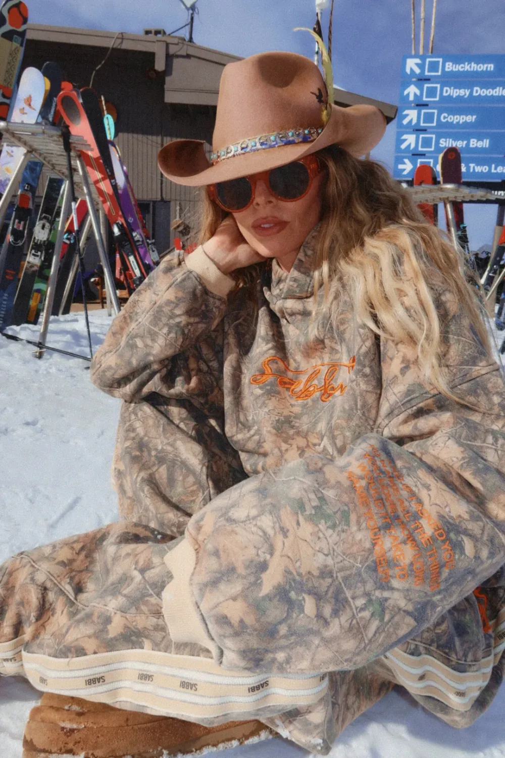 SABBI Name Yourself Tree Camo Hoodie