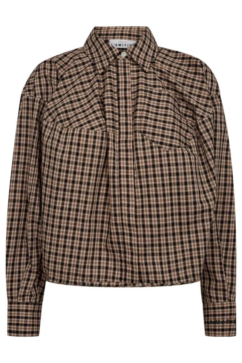 HAUTE L’AMITIÉ Sophie Dessert Check Shirt