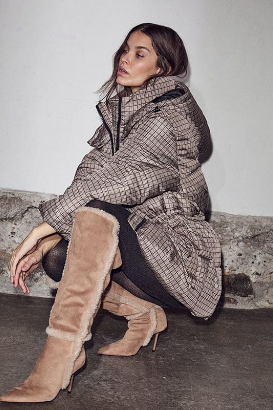 HAUTE L’AMITIÉ Climb Check Puffer Jacket