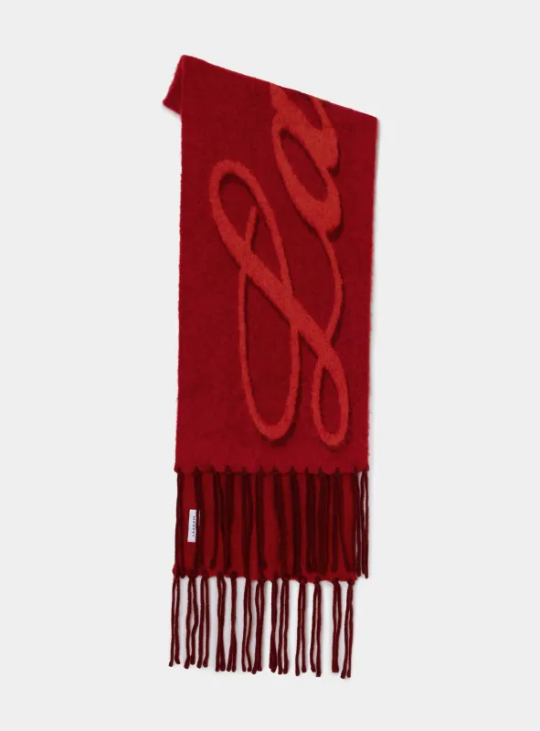 LAAGAM JUNO RED SCARF