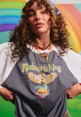 SABBI The Raglan Kindness is King Tee