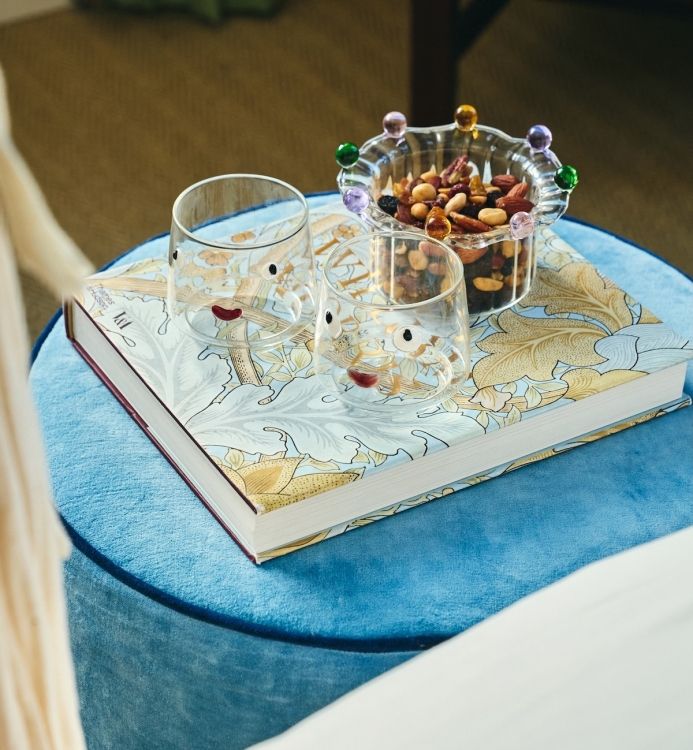Head Over Heels Water Glass