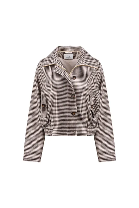 NUKUS Dahlia Jacket Check