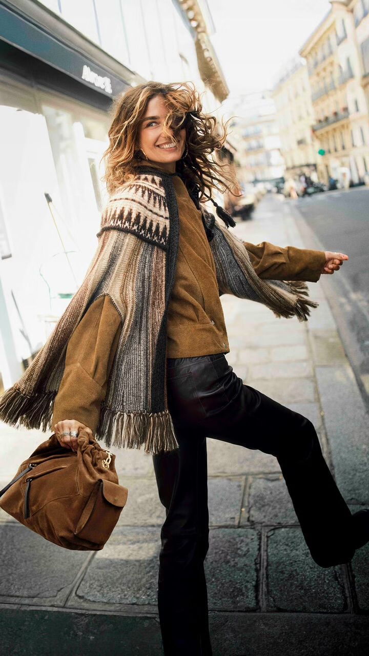 BA&amp;SH PONCHO PRATO