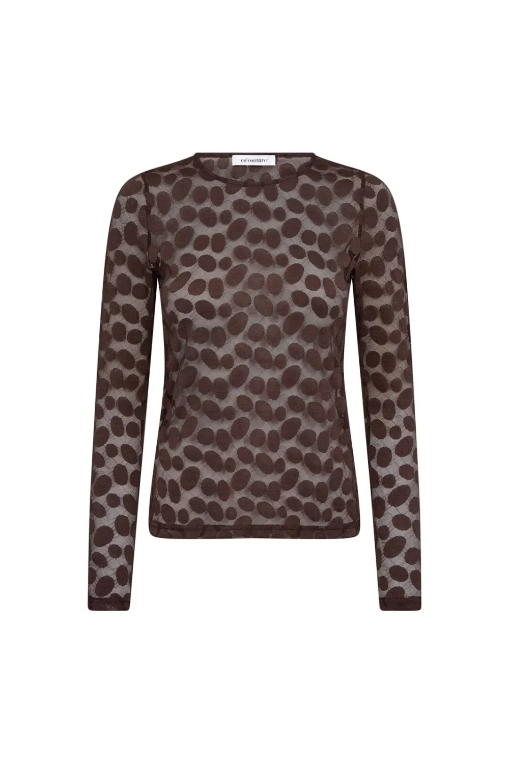 CO’COUTUREPenolaCC O-Neck Blouse Brown