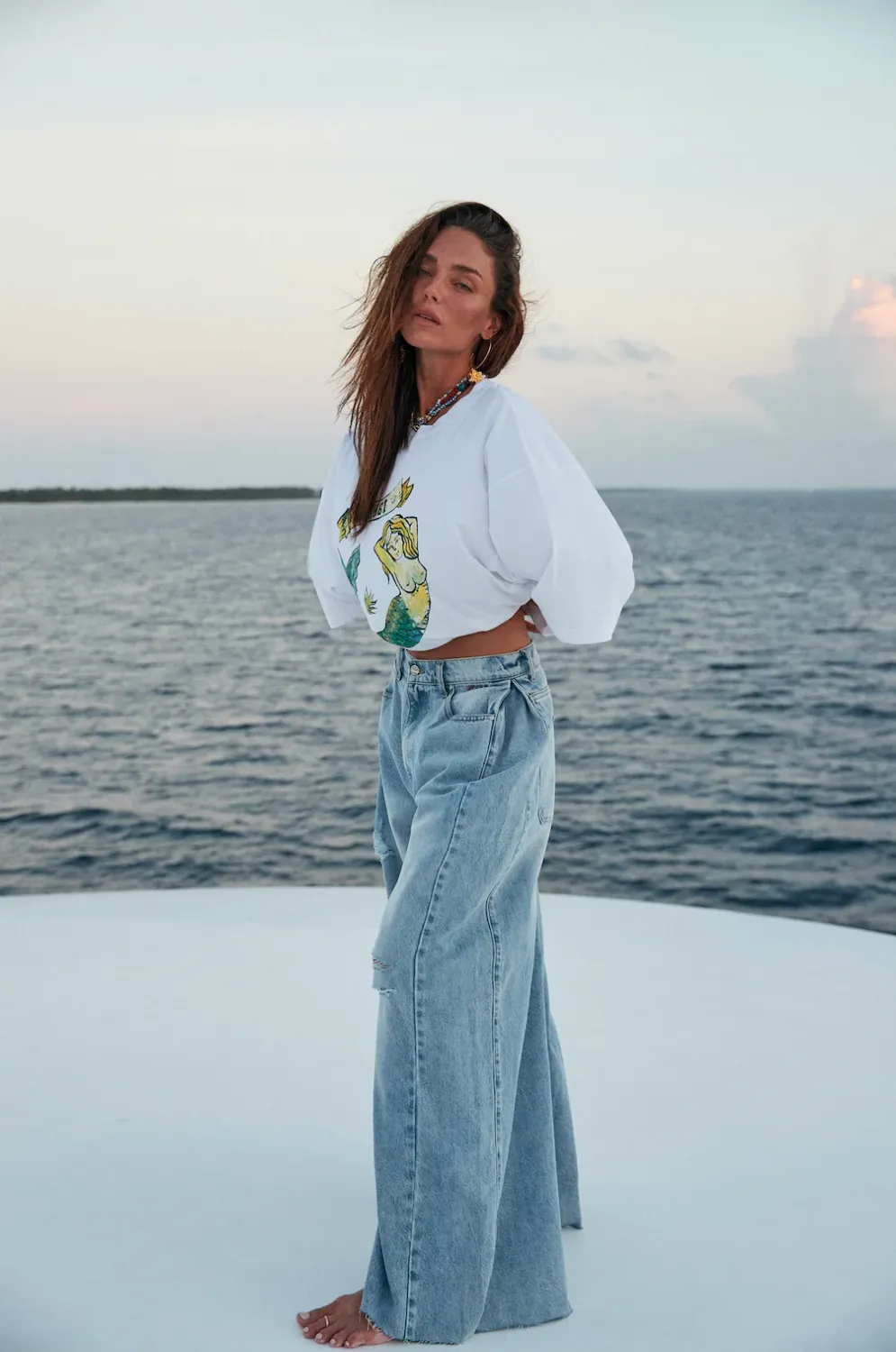 SABBI The Wide Leg Denim Jean - Mid Rise