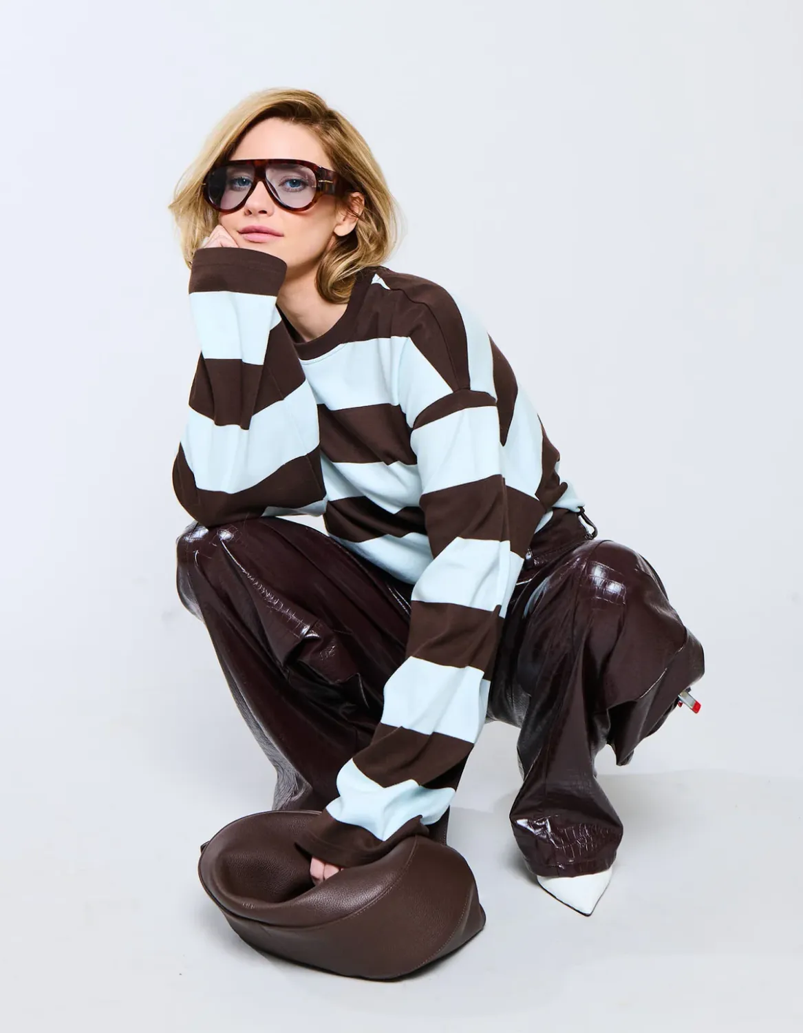 OU. Longsleeve Marseille Icy Walnut