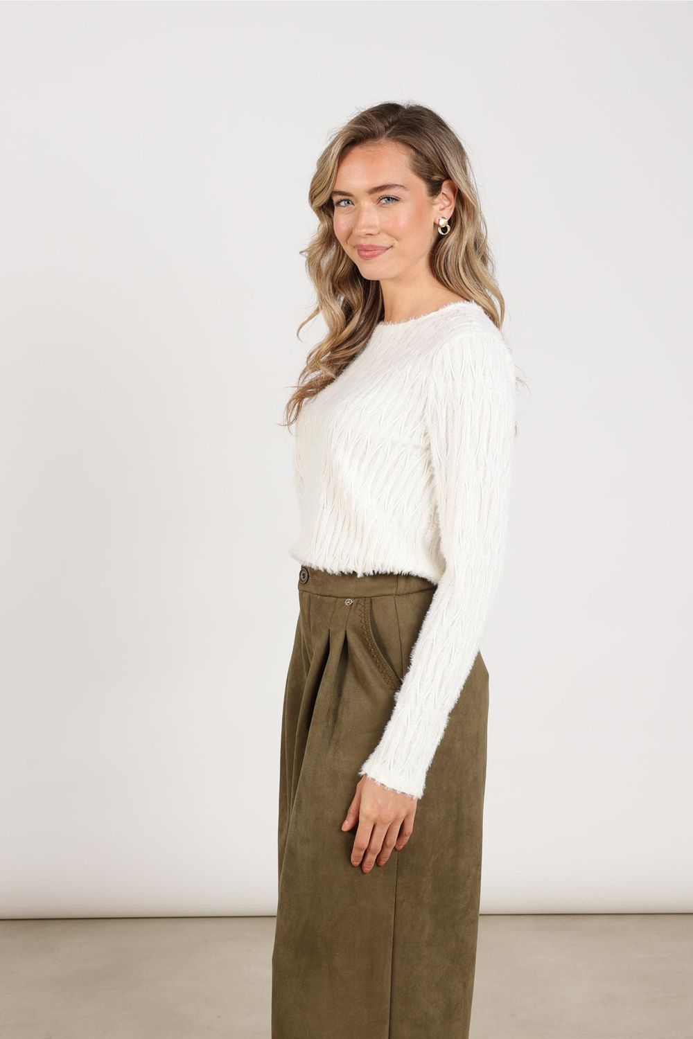 NUKUS Grace Top Offwhite
