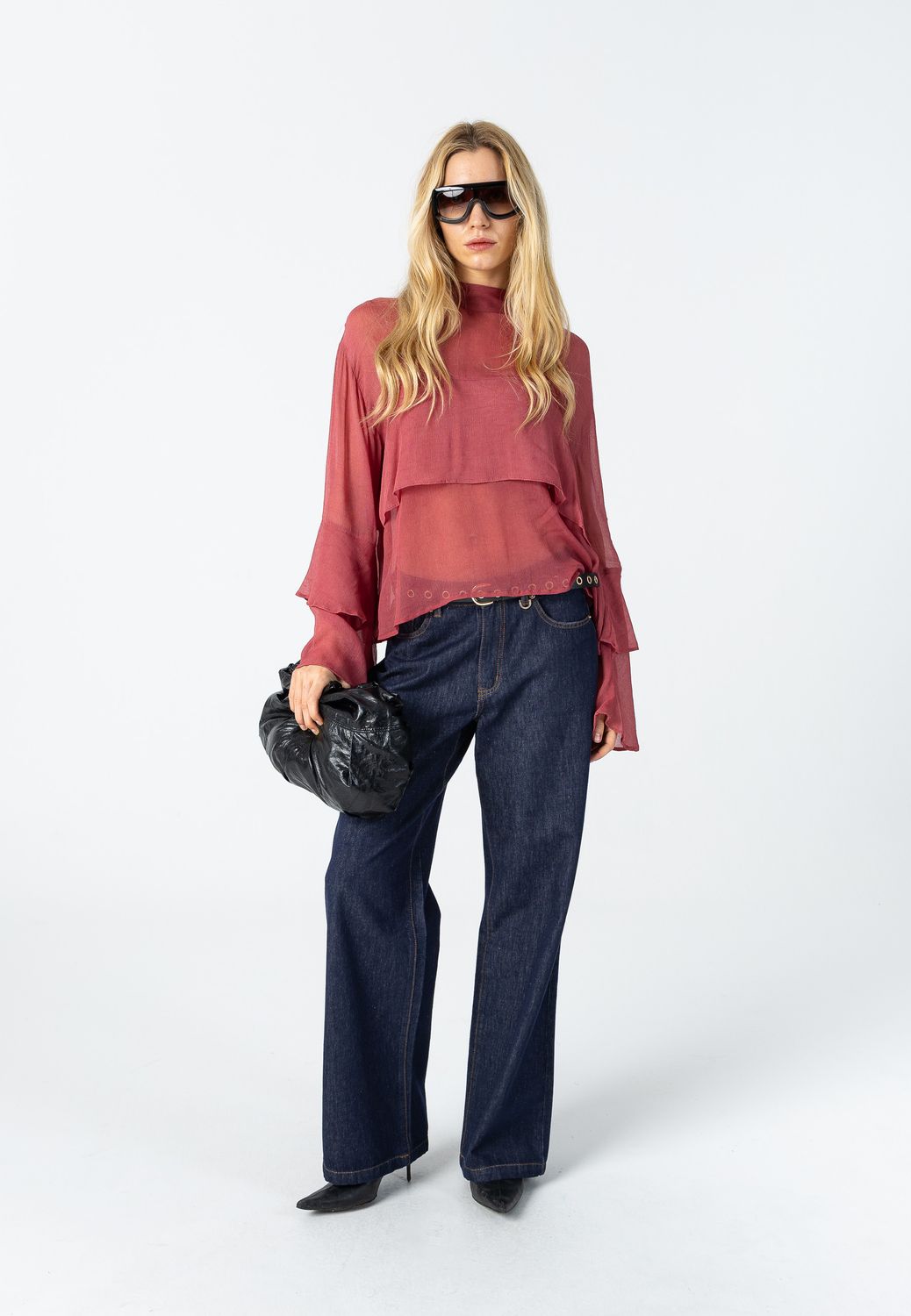 Coster CPH Blouse with ruffles